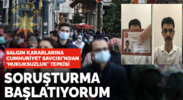 Şanlıurfa Viranşehir Cumhuriyet Savıcısı Eyüp Akbulut, salgın tedbirleri, maske zorunluluğu ve aşı uygulaması hakkında resen soruşturma başlattığını açıkladı.