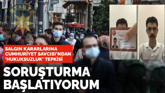 Şanlıurfa Viranşehir Cumhuriyet Savıcısı Eyüp Akbulut, salgın tedbirleri, maske zorunluluğu ve aşı uygulaması hakkında resen soruşturma başlattığını açıkladı.